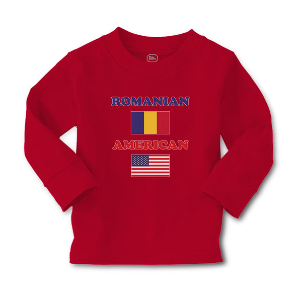 Baby Clothes American National Flag of Romanian and Usa Boy & Girl Clothes - Cute Rascals