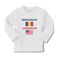 Baby Clothes American National Flag of Romanian and Usa Boy & Girl Clothes