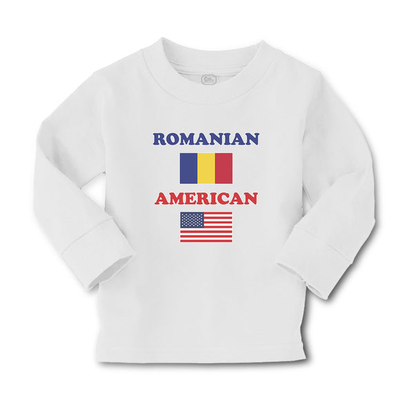 Baby Clothes American National Flag of Romanian and Usa Boy & Girl Clothes - Cute Rascals