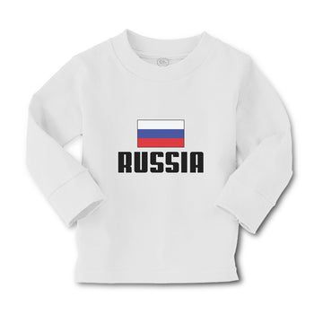 Baby Clothes Flag of Russia United States Boy & Girl Clothes Cotton