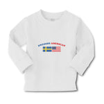 Baby Clothes American National Flag of Swedish and United States Cotton - Cute Rascals