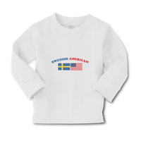 Baby Clothes American National Flag of Swedish and United States Cotton - Cute Rascals