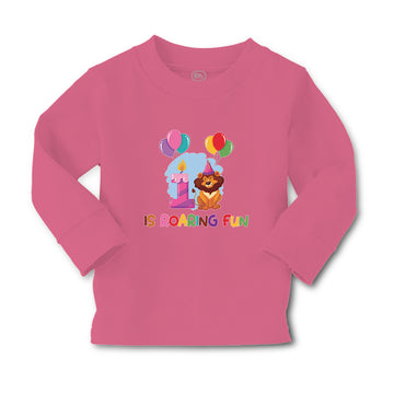 Baby Clothes Birthday Celebration 1 Is Roaring Fun with Lion Along with Balloons