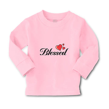 Baby Clothes Blessed with Heart Symbol Boy & Girl Clothes Cotton