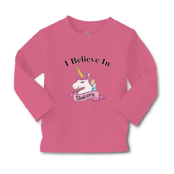 Baby Clothes I Believe in Unicorn with Single Horned Boy & Girl Clothes Cotton - Cute Rascals