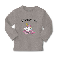 Baby Clothes I Believe in Unicorn with Single Horned Boy & Girl Clothes Cotton - Cute Rascals