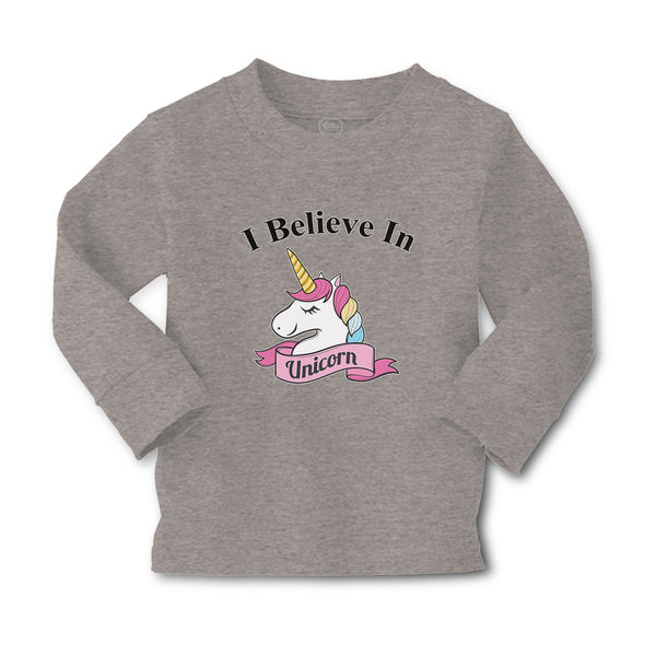 Baby Clothes I Believe in Unicorn with Single Horned Boy & Girl Clothes Cotton - Cute Rascals
