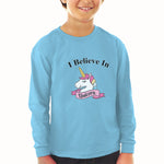 Baby Clothes I Believe in Unicorn with Single Horned Boy & Girl Clothes Cotton - Cute Rascals