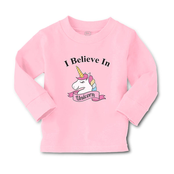 Baby Clothes I Believe in Unicorn with Single Horned Boy & Girl Clothes Cotton - Cute Rascals