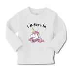 Baby Clothes I Believe in Unicorn with Single Horned Boy & Girl Clothes Cotton - Cute Rascals