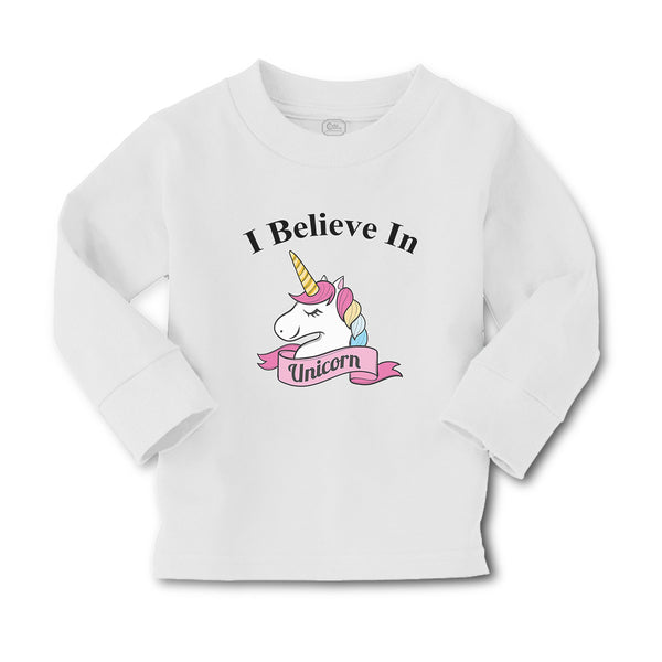 Baby Clothes I Believe in Unicorn with Single Horned Boy & Girl Clothes Cotton - Cute Rascals