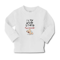 Baby Clothes I Cry When Stupid People Hold Me! Boy & Girl Clothes Cotton - Cute Rascals