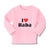 Baby Clothes I Love Baba and Red Heart Symbol Boy & Girl Clothes Cotton - Cute Rascals