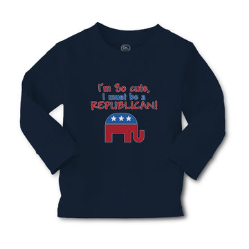 Baby Clothes I'M Cute, I Must Be A Republican! Boy & Girl Clothes Cotton