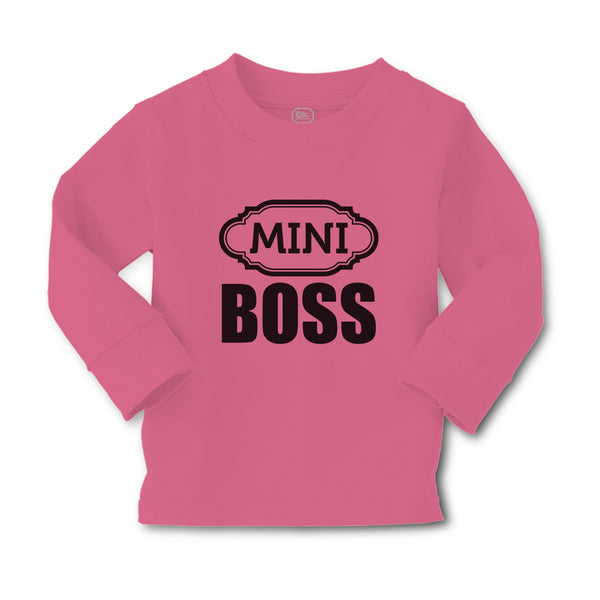 Baby Clothes Mini Boss with Ogee Pattern Boy & Girl Clothes Cotton - Cute Rascals