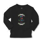 Baby Clothes My Tia Loves Me with Flower Wreath Boy & Girl Clothes Cotton - Cute Rascals