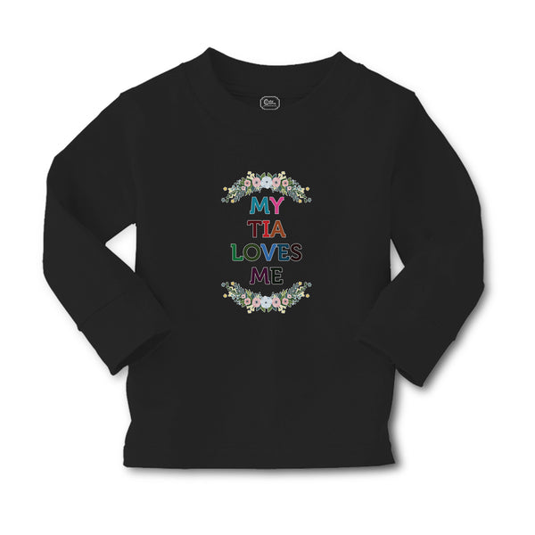 Baby Clothes My Tia Loves Me with Flower Wreath Boy & Girl Clothes Cotton - Cute Rascals