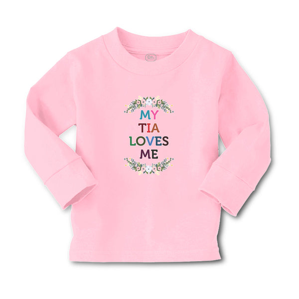 Baby Clothes My Tia Loves Me with Flower Wreath Boy & Girl Clothes Cotton - Cute Rascals