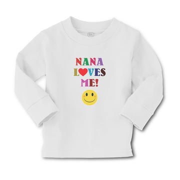 Baby Clothes Nana Loves Me! with Smile Boy & Girl Clothes Cotton