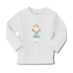 Baby Clothes Beautiful Girl in Flower Wreath with Eyes Closed Boy & Girl Clothes - Cute Rascals