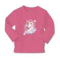 Baby Clothes Beautiful Unicorn on Clouds with Stars Boy & Girl Clothes Cotton - Cute Rascals