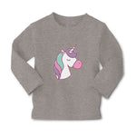 Baby Clothes Lovely Cute Sleepy Unicorn with Closed Eyes Boy & Girl Clothes - Cute Rascals