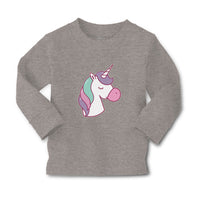 Baby Clothes Lovely Cute Sleepy Unicorn with Closed Eyes Boy & Girl Clothes - Cute Rascals