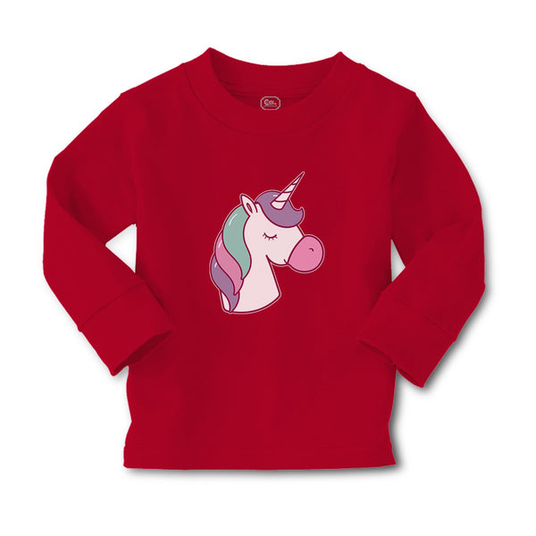 Baby Clothes Lovely Cute Sleepy Unicorn with Closed Eyes Boy & Girl Clothes - Cute Rascals