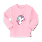 Baby Clothes Lovely Cute Sleepy Unicorn with Closed Eyes Boy & Girl Clothes - Cute Rascals