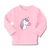 Baby Clothes Lovely Cute Sleepy Unicorn with Closed Eyes Boy & Girl Clothes - Cute Rascals