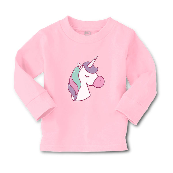 Baby Clothes Lovely Cute Sleepy Unicorn with Closed Eyes Boy & Girl Clothes - Cute Rascals