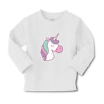 Baby Clothes Lovely Cute Sleepy Unicorn with Closed Eyes Boy & Girl Clothes - Cute Rascals