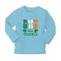Baby Clothes Part Irish All Trouble with Shamrock Leaf Boy & Girl Clothes Cotton - Cute Rascals