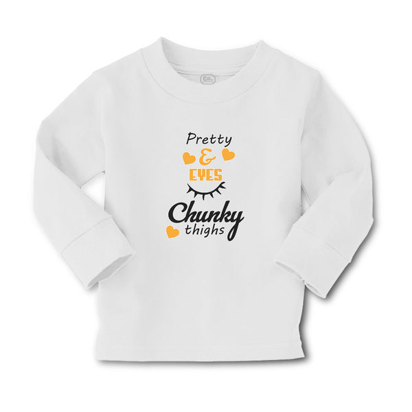 Baby Clothes Pretty & Eyes Chunky Thighs with Yellow Heart Boy & Girl Clothes - Cute Rascals