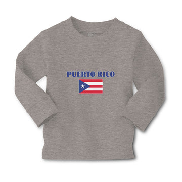 Baby Clothes American National Flag of Puerto Rico Usa Boy & Girl Clothes Cotton
