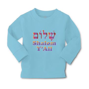 Baby Clothes Shalom Y'All Peace Boy & Girl Clothes Cotton