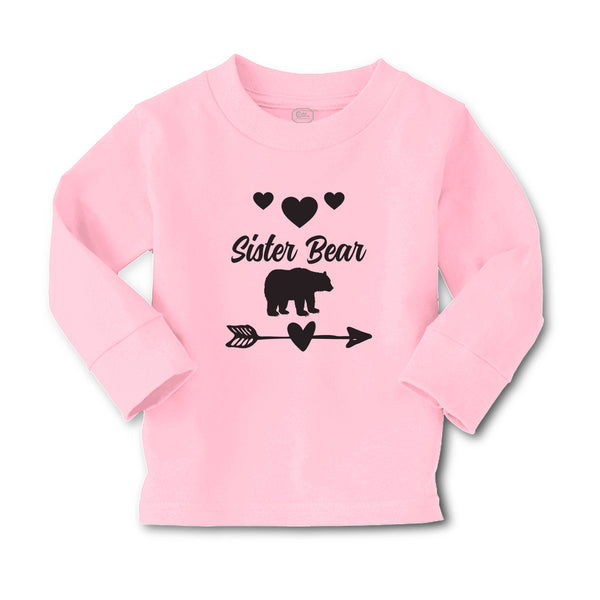 Baby Clothes Sister Bear with Black Little Hearts and Sharp Pointed Arrow Cotton - Cute Rascals