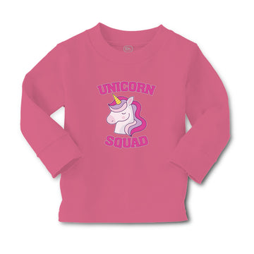 Baby Clothes Magical Colorful Unicorn Squad with Eyes Closed Boy & Girl Clothes