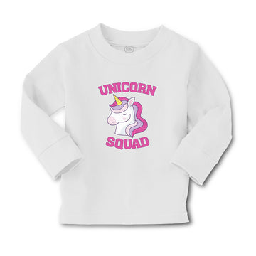 Baby Clothes Magical Colorful Unicorn Squad with Eyes Closed Boy & Girl Clothes