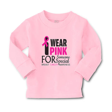 Baby Clothes Wear Pink for Someone Special Breast Cancer Awareness Cotton