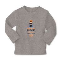 Baby Clothes Who Needs Super Heroes When I Have Dad! Boy & Girl Clothes Cotton - Cute Rascals