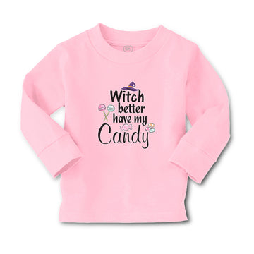 Baby Clothes Witch Better Have My Candy with Hat and Lollipops Cotton