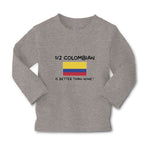 Baby Clothes 1 2 Colombian Is Better than None! Flag of Colombian Cotton - Cute Rascals