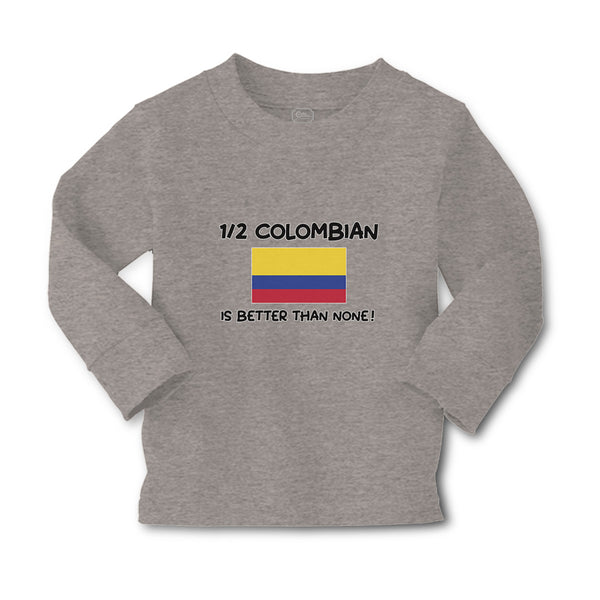 Baby Clothes 1 2 Colombian Is Better than None! Flag of Colombian Cotton - Cute Rascals