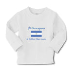 Baby Clothes Nicaraguan Is Better than None National Flag Usa Boy & Girl Clothes - Cute Rascals