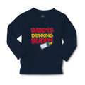 Baby Clothes Daddy's Drinking Buddy with Baby's Feeding Bottle Cotton