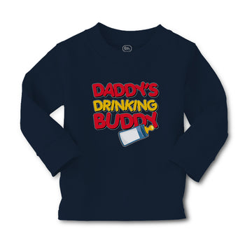 Baby Clothes Daddy's Drinking Buddy with Baby's Feeding Bottle Cotton