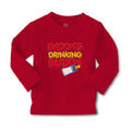Baby Clothes Daddy's Drinking Buddy with Baby's Feeding Bottle Cotton