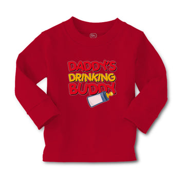 Baby Clothes Daddy's Drinking Buddy with Baby's Feeding Bottle Cotton