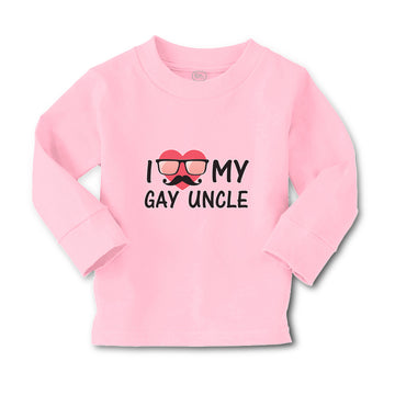 Baby Clothes I Love My Gay Uncle Boy & Girl Clothes Cotton